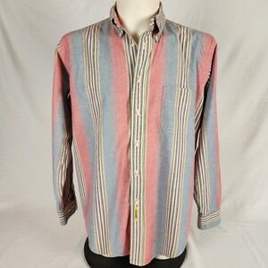 Vintage BD Baggies Striped Shirt (L)